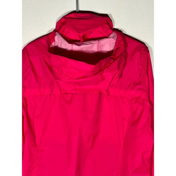 Columbia Women’s Rain Jacket XL Pink Lightweight Waterproof Windbreaker Hood - Picture 6 of 7